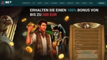 100% Ersteinzahlungsbonus ab 1€ bis 300€