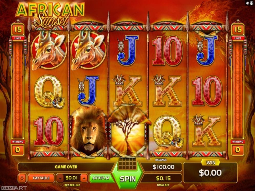 African Sunset African Sunset online Automatenspiel
