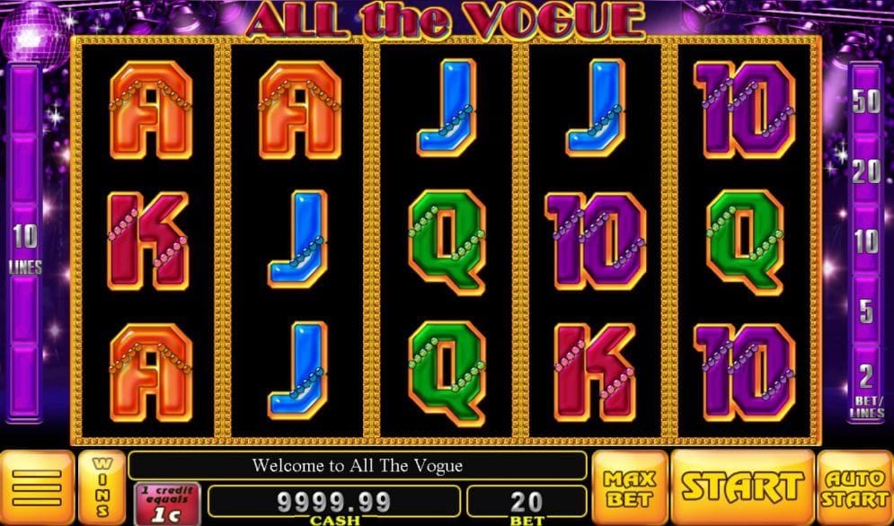 All the Vogue online Casinospiel