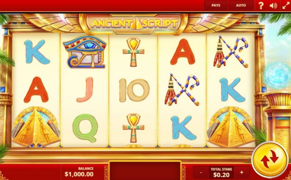 Ancient Script Ancient Script Video Slot