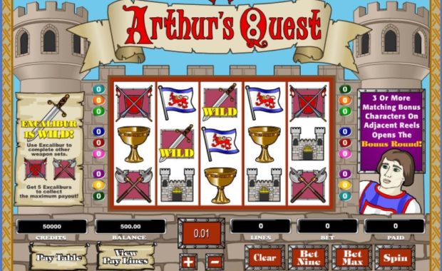 Arthur's Quest Automatenspiel kostenlos spielen