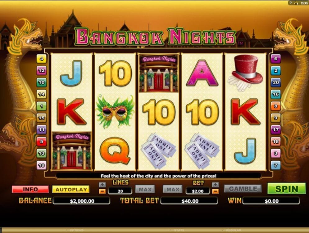 Bangkok Nights online Spielautomat