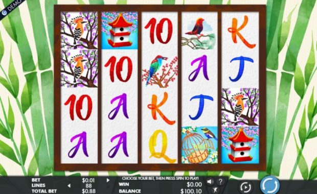 Birds & Blooms Spielautomat freispiel