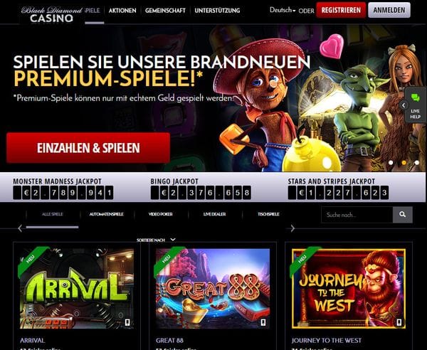 Black Diamond Casino Bewertung