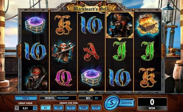 Blackbeard Slotmaschine kostenlos spielen
