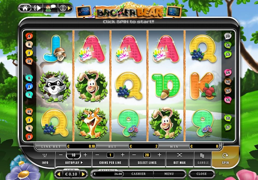 Broker Bear Videoslot