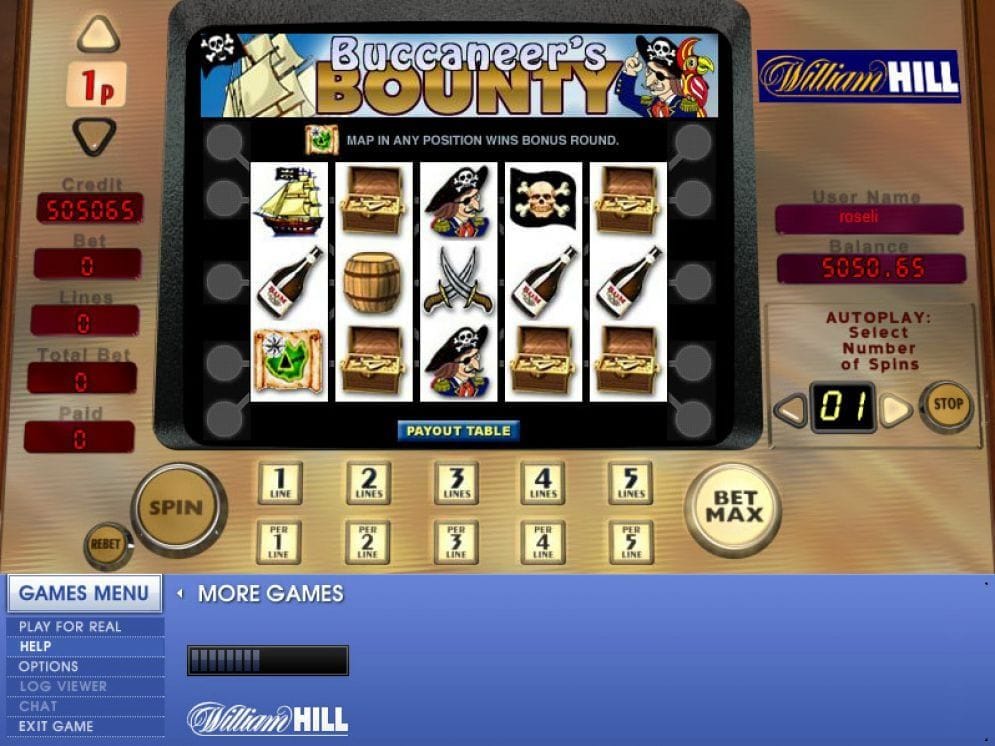 Buccaneers Bounty online Automatenspiel