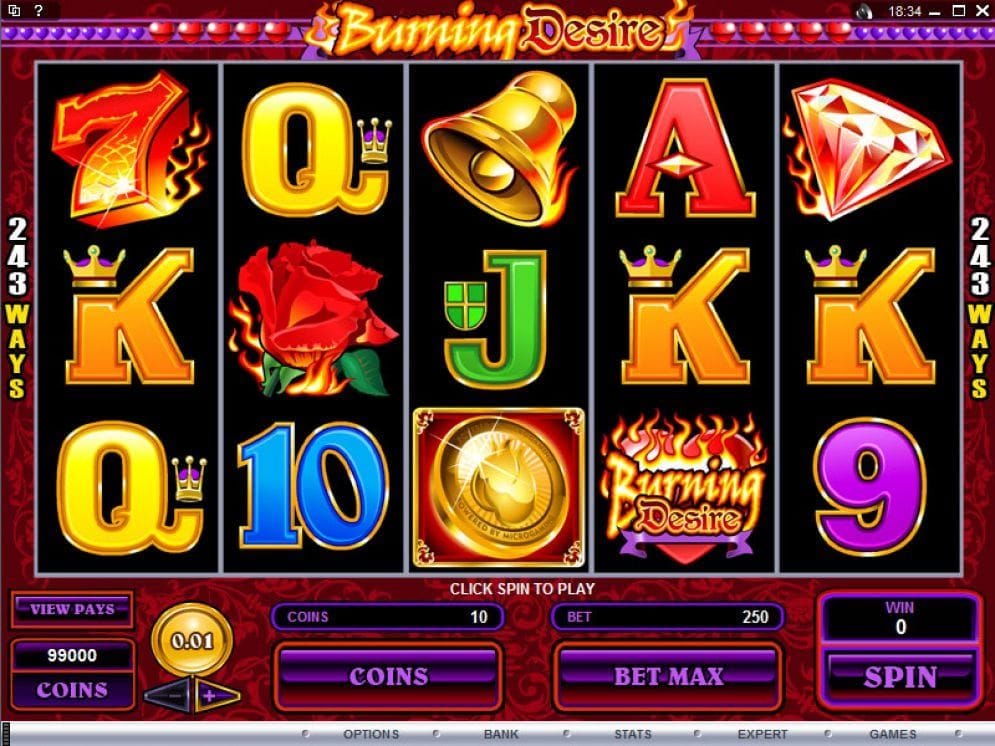 Burning Desire Casino Spiel