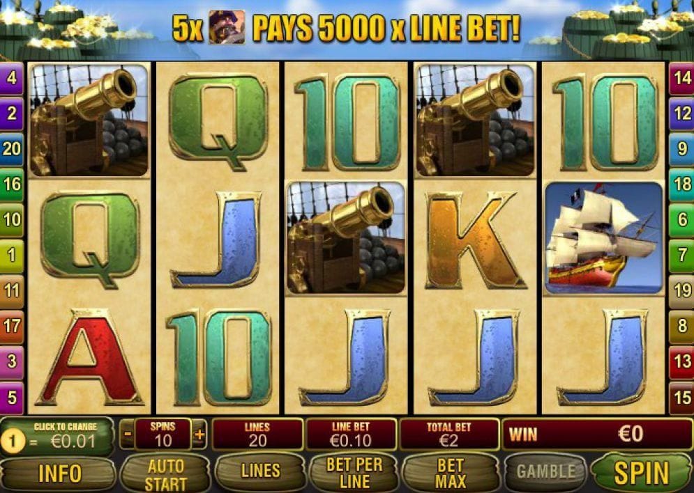 Captain’s Treasure Pro online Slotmaschine