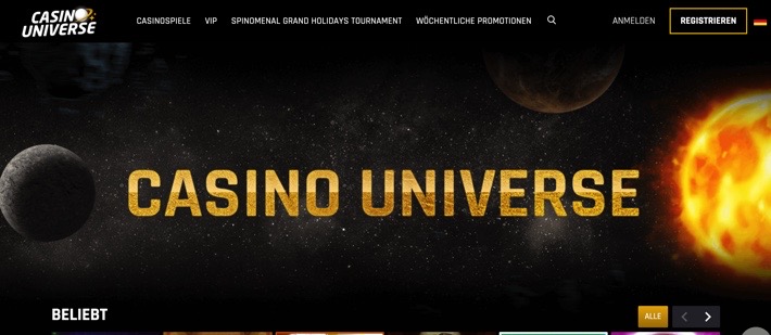 Casino Universe – online Casino Bewertung