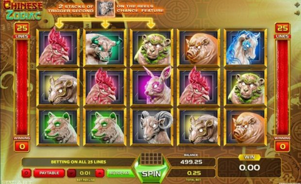 Chinese Zodiac Spielautomat freispiel