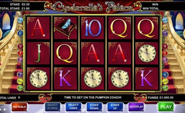Cinderella`s Palace Videoslot online spielen