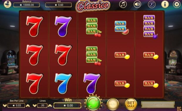 Classico Automatenspiel kostenlos