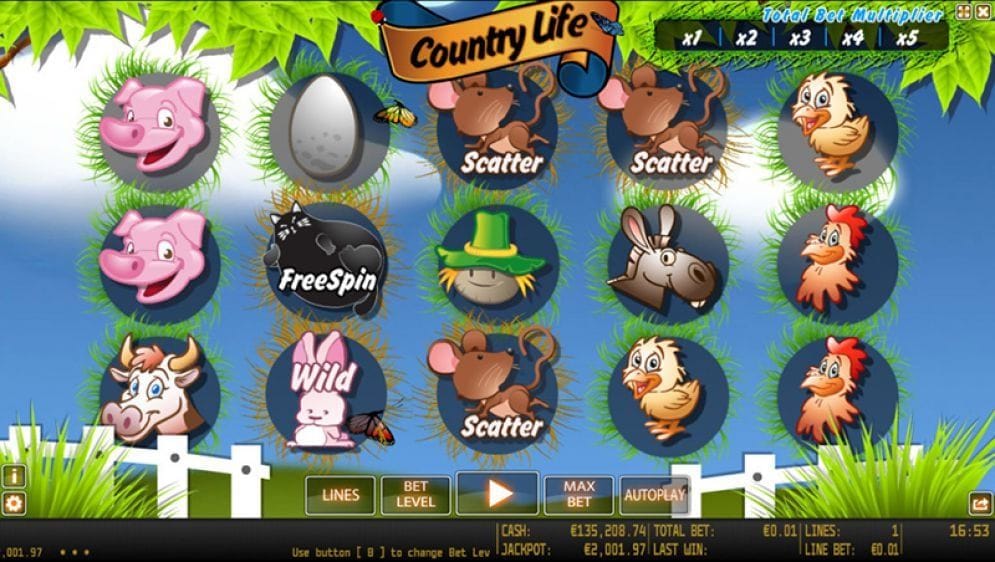 Country Life online Slotmaschine