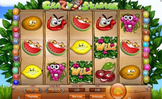 Crazy Starter Video Slot kostenlos spielen