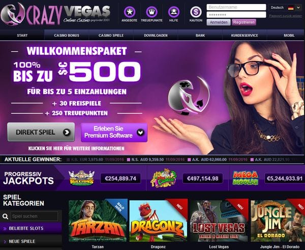 Crazy Vegas Casino im Test