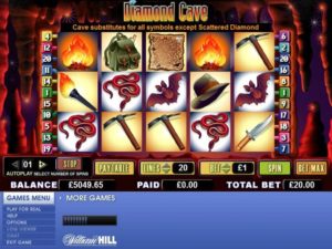 Diamond Cave Geldspielautomat kostenlos spielen