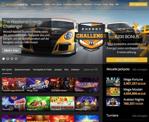 Energy Casino Rezension