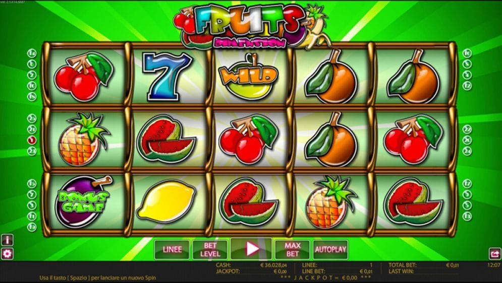 Fruits Dimension Slotmaschine