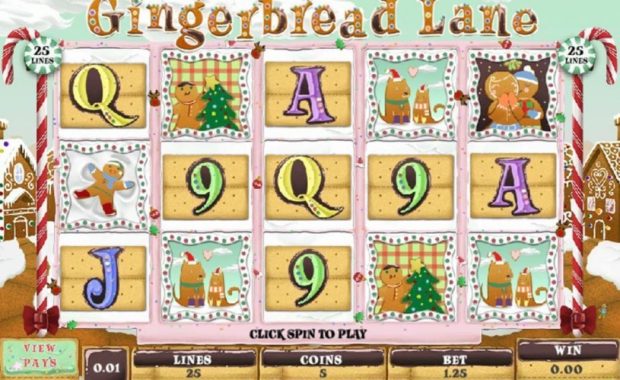 Gingerbread Lane Spielautomat ohne Anmeldung