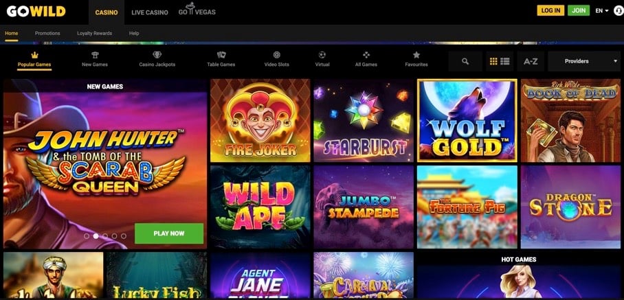 Go Wild Casino im Test