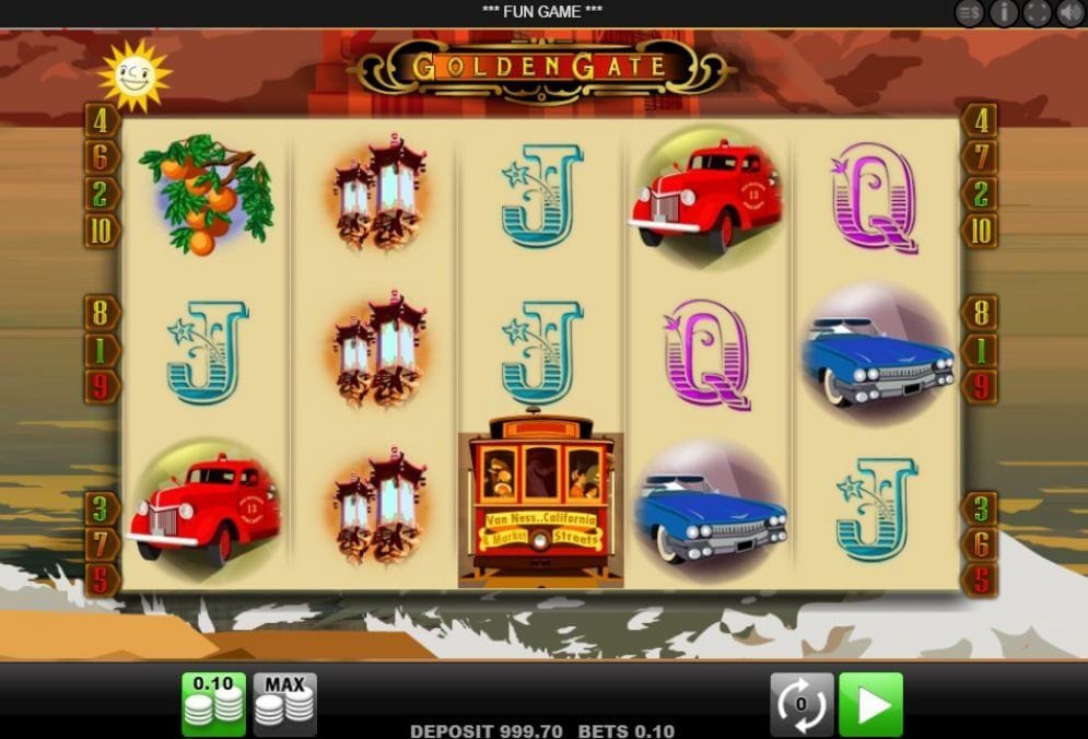 Golden Gate online Videoslot