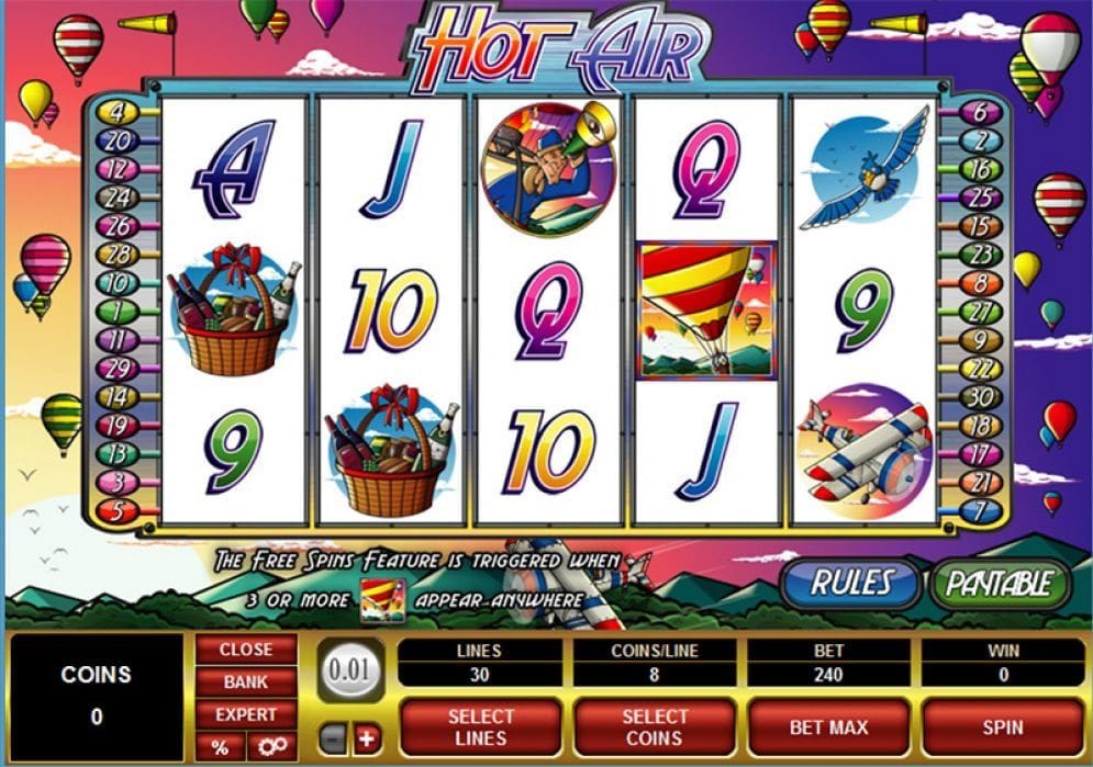 Hot Air Hot Air online Geldspielautomat