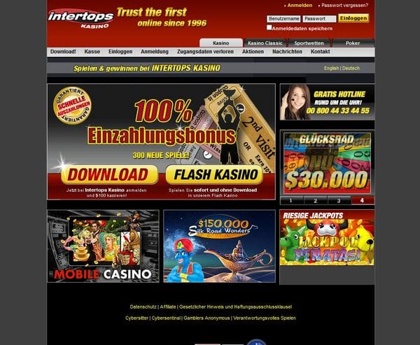 Intertops Red Casino im Test