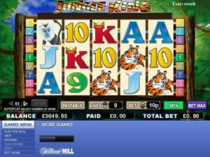 Jungle King Spielautomat kostenlos spielen