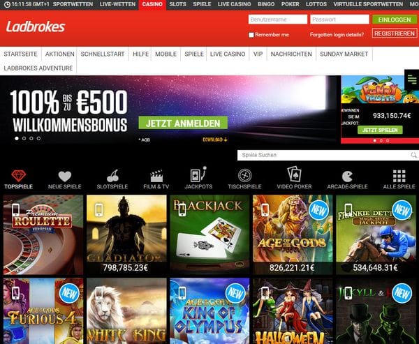 Ladbrokes Casino im Test