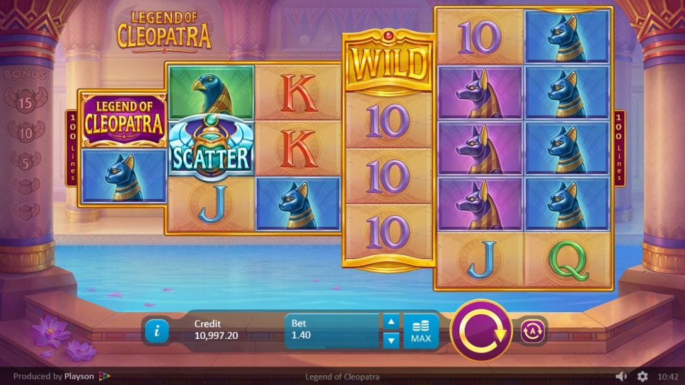 Legend of Cleopatra online Video Slot