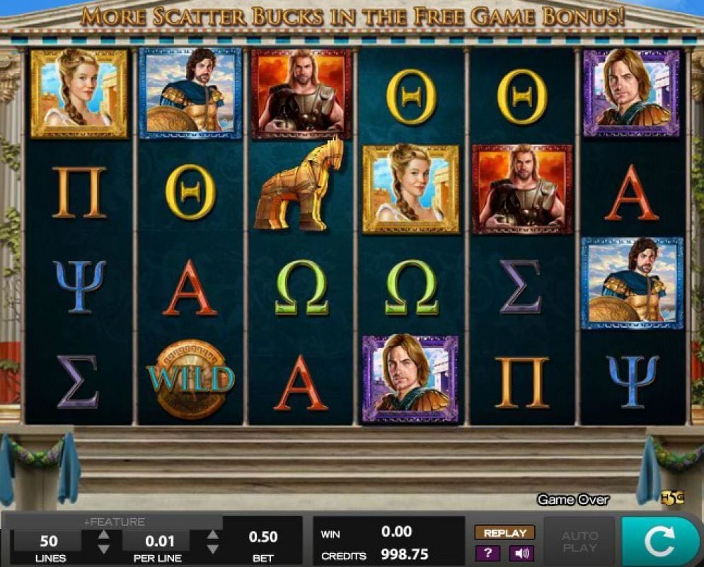 Legends of Troy Automatenspiel