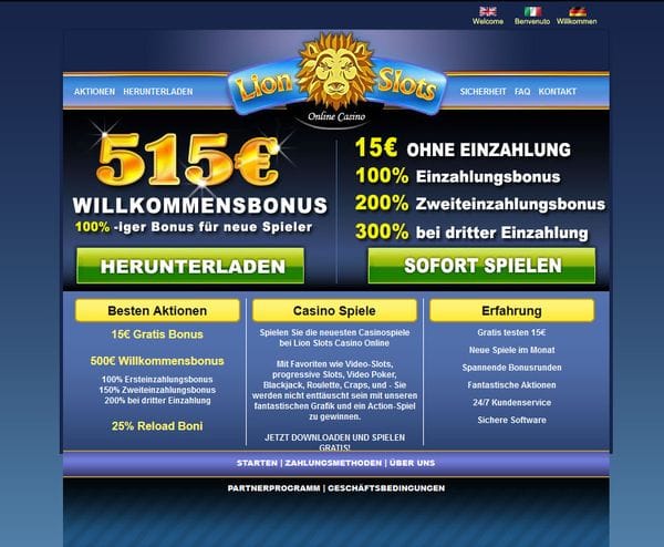 Lion Slots Casino im Test