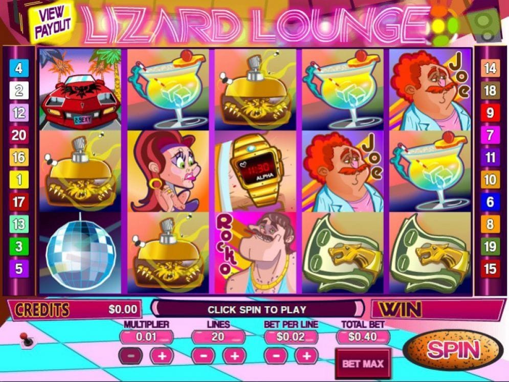 Lizard Lounge Automatenspiel