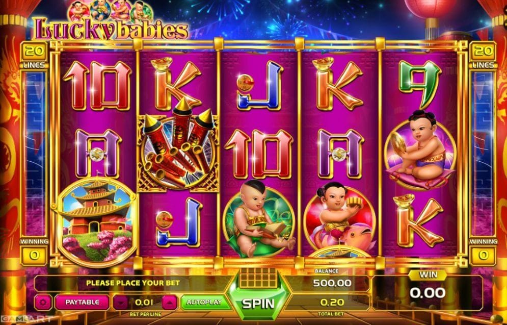 Lucky Babies online Casinospiel