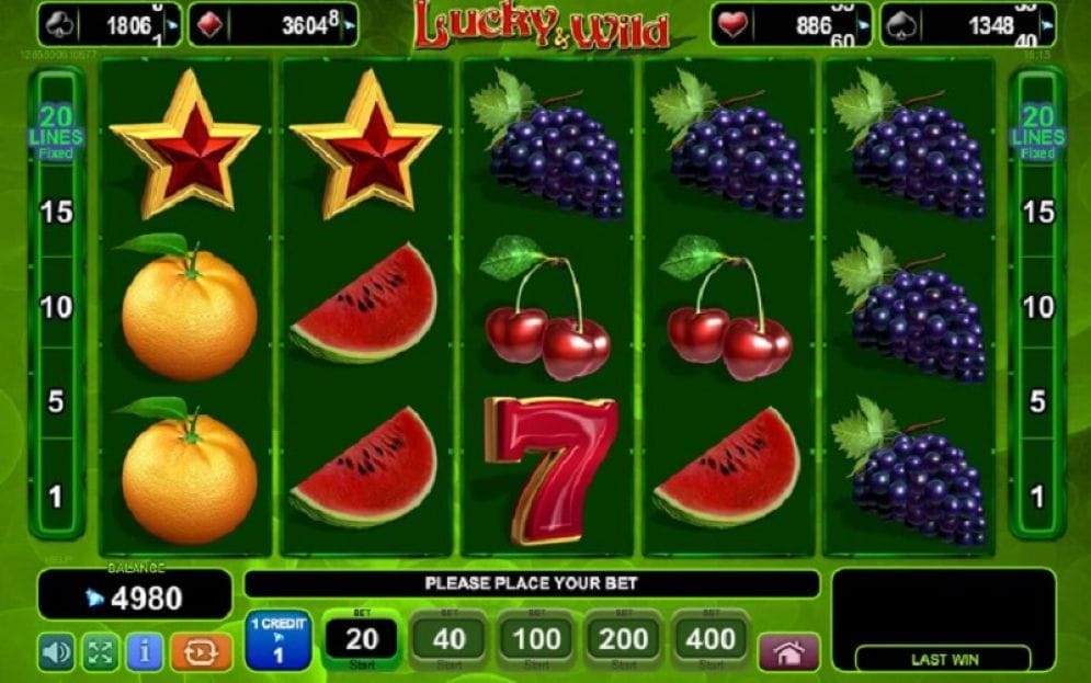 Lucky & Wild Automatenspiel