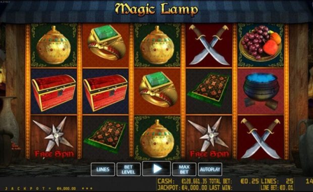 Magic Lamp Spielautomat kostenlos spielen
