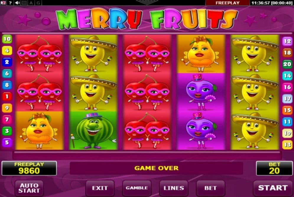 Merry Fruits Videoslot