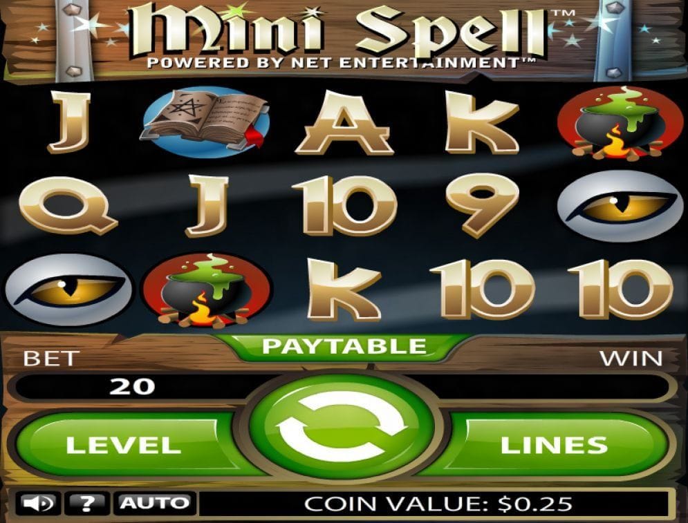 Mini Spell Mini Spell online Casinospiel