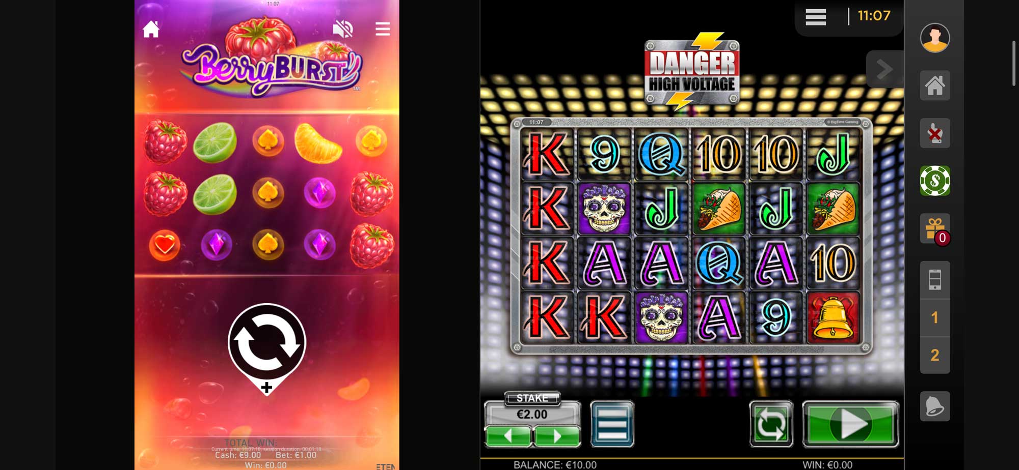Mobile Split Screen