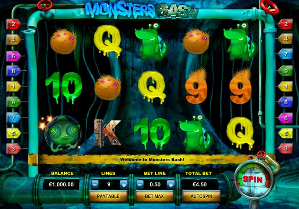 Monsters Bash Videoslot