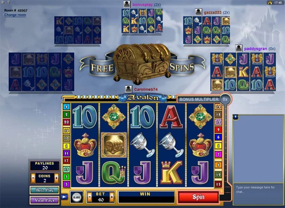 Multi Player Avalon Multi Player Avalon Video Slot