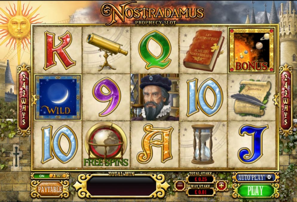 Nostradamus Prophecy Nostradamus Prophecy online Slotmaschine