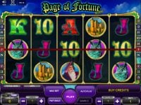Page of Fortune Deluxe Spielautomat