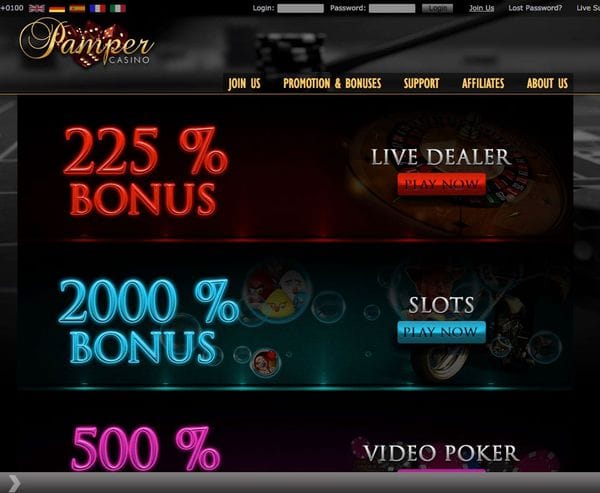 Pamper Casino im Test