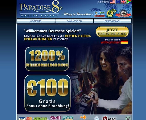 Paradise 8 Casino im Test