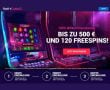 100% Willkommensbonus bis zu 500€ + 120 FREISPIELE für Starburst!