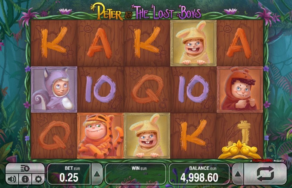 Peter and the Lost Boys online Slotmaschine