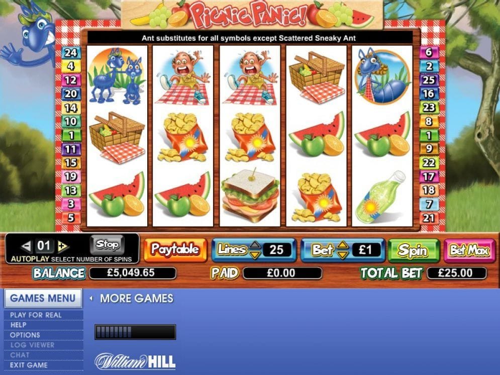 Picnic Panic Casinospiel