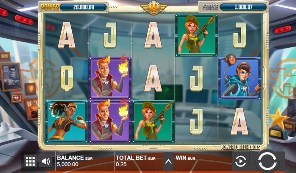 Power Force Heroes Casinospiel